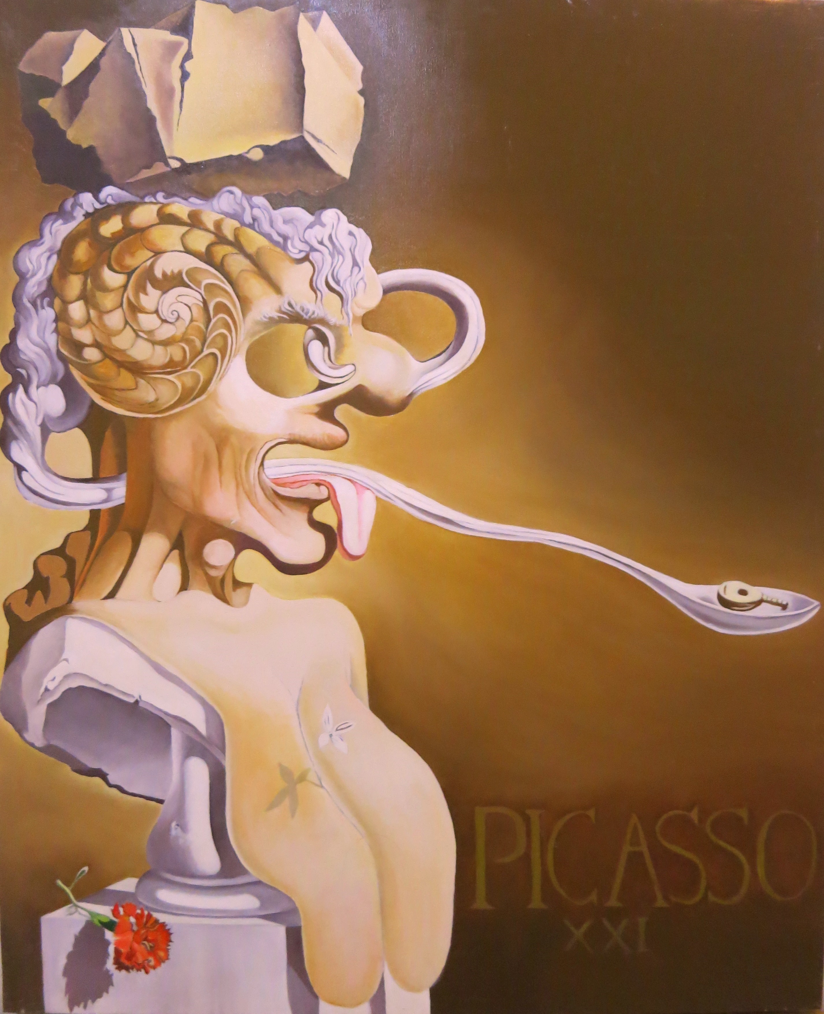 Tranh Sơn Dầu Chân Dung Picasso